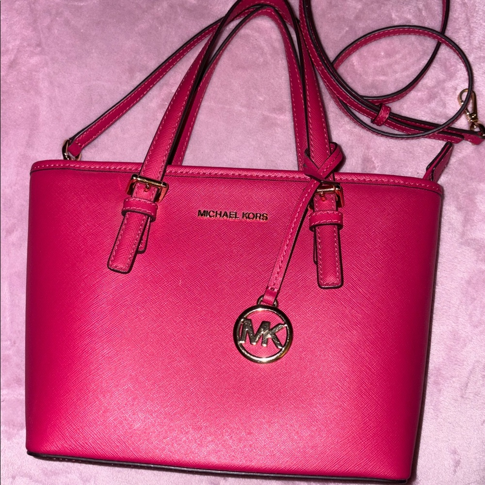 Michael Kors Fuchsia Satchel